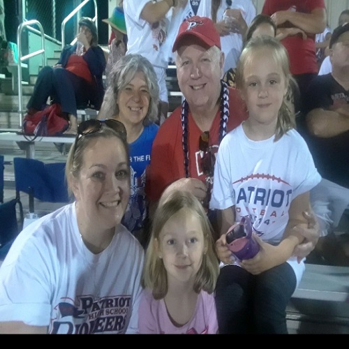 Rich j White and Loretta, daughter in-law Megan and grand daughters Leah and Grace